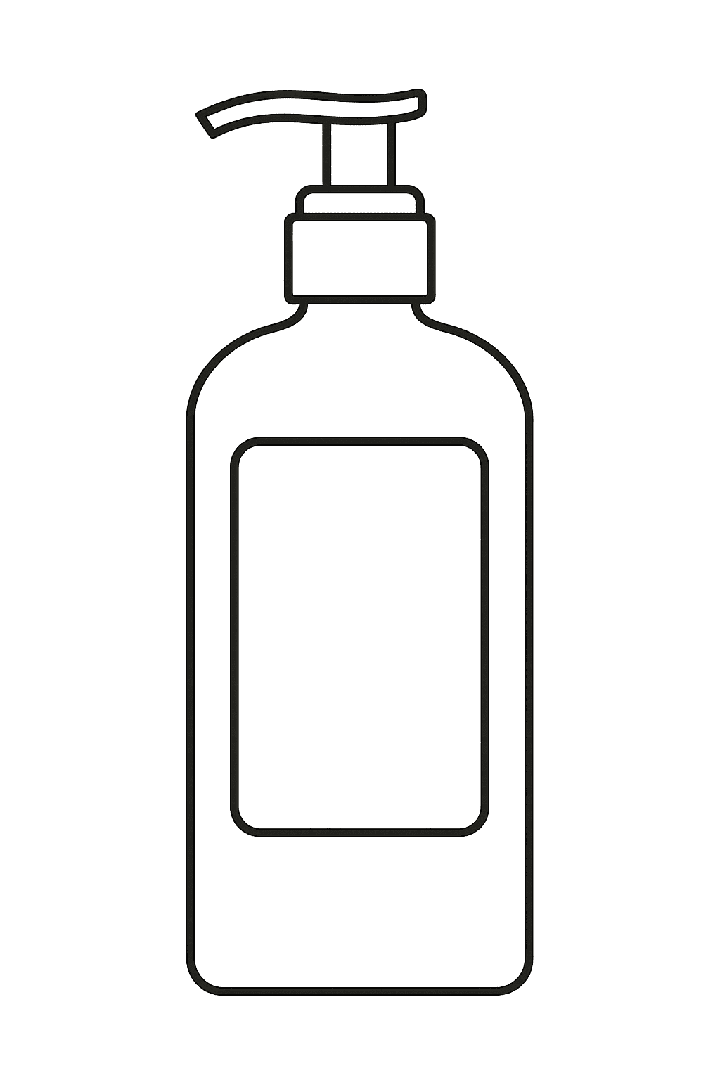 Hair treatment icon for smooth and healthy hair