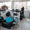Client receiving a hair wash from a Hair Frame stylist in Somerset West salon.