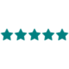 5-star customer review praising Hair Frame’s expert haircuts and exceptional salon experience.
