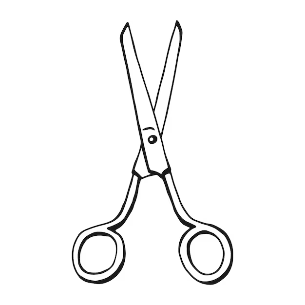 Haircut icon for women, men and kids